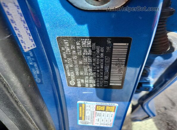 KM8J33A49GU116357 2016 HYUNDAI TUCSON Blue 360 interior view