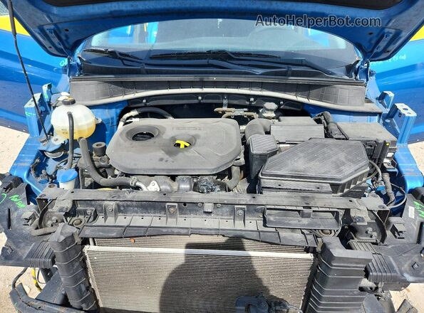 KM8J33A49GU116357 2016 HYUNDAI TUCSON Blue Engine compartment view