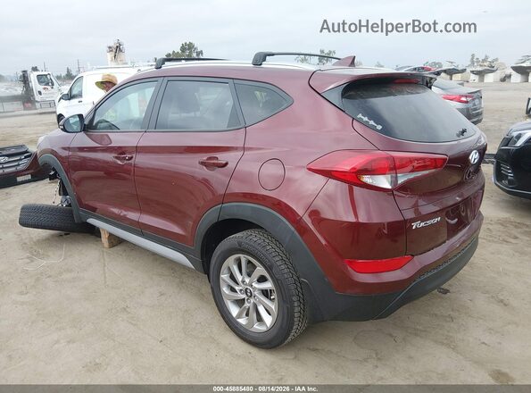KM8J33A49HU408608 2017 HYUNDAI TUCSON Burgundy Tył lewy