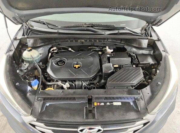 KM8J33A49HU434626 2017 HYUNDAI TUCSON Gray Engine compartment view