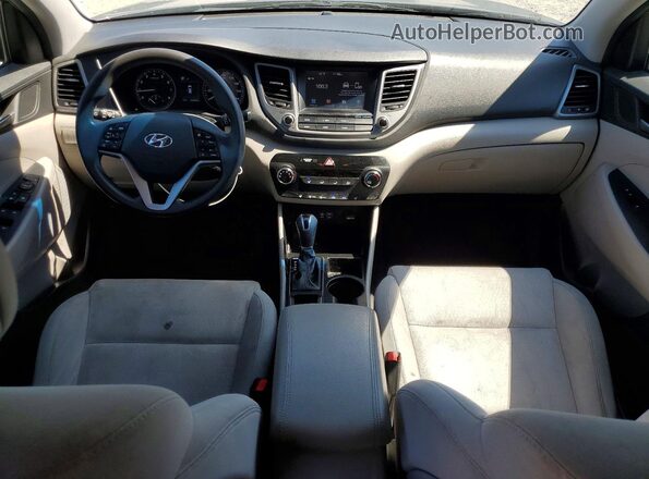 KM8J33A49JU600925 2018 HYUNDAI TUCSON Gray Առջևի վահանակի տեսք