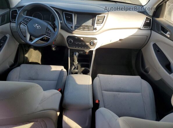 KM8J33A49JU618664 2018 HYUNDAI TUCSON Gray Вид панелі приладів