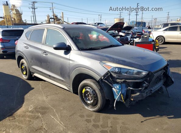 KM8J33A49JU618664 2018 HYUNDAI TUCSON Gray Передня права чверть