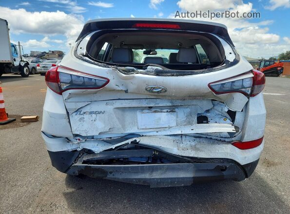 KM8J33A49JU648036 2018 HYUNDAI TUCSON Белый Вид сзади