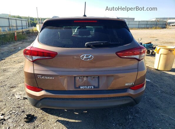 KM8J33A4XGU199751 2016 HYUNDAI TUCSON Brown Вид наклейки з VIN-кодом