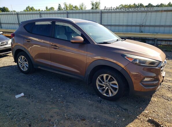 KM8J33A4XGU199751 2016 HYUNDAI TUCSON Brown Вид щитка приладів