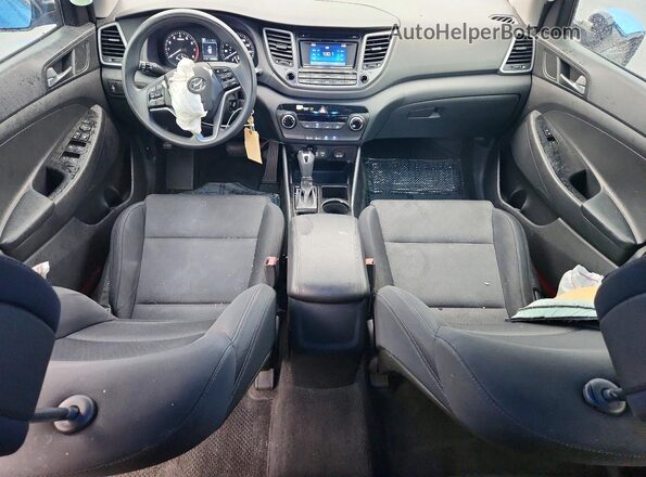 KM8J33A4XGU209520 2016 HYUNDAI TUCSON Blue Vista del salpicadero