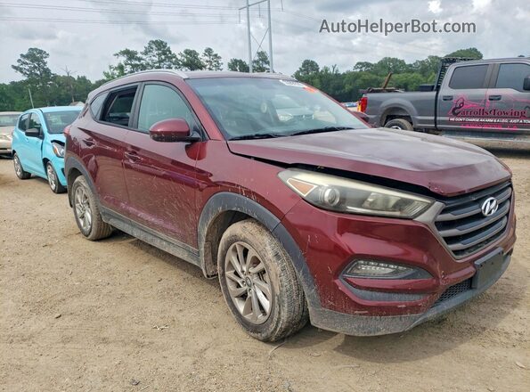 KM8J33A4XGU212028 2016 HYUNDAI TUCSON Burgundy Передня права чверть