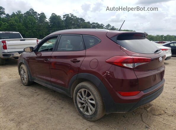 KM8J33A4XGU212028 2016 HYUNDAI TUCSON Burgundy Задня ліва чверть