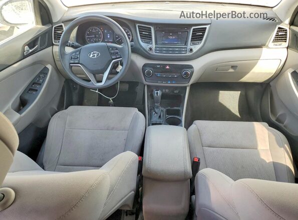 KM8J33A4XHU564902 2017 HYUNDAI TUCSON Silver წინა პანელის ხედი