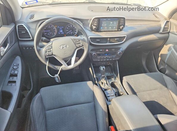 KM8J33AL0KU938853 2019 HYUNDAI TUCSON White Widok deski rozdzielczej