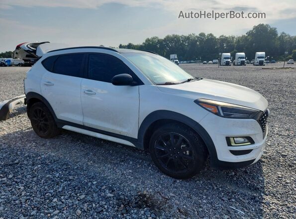 KM8J33AL0KU938853 2019 HYUNDAI TUCSON White Przód prawy