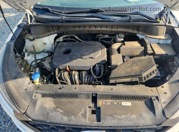 KM8J33AL0KU938853 2019 HYUNDAI TUCSON White Widok komory silnika