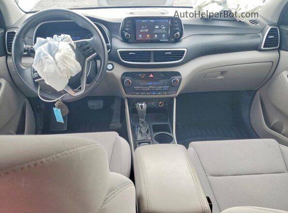 KM8J33AL0LU109119 2020 HYUNDAI TUCSON White Widok deski rozdzielczej