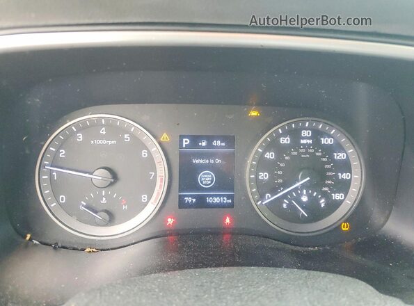 KM8J33AL0LU221726 2020 HYUNDAI TUCSON Black Вид щитка приладів