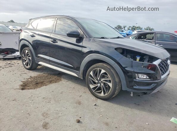 KM8J33AL0LU221726 2020 HYUNDAI TUCSON Black Передня права чверть