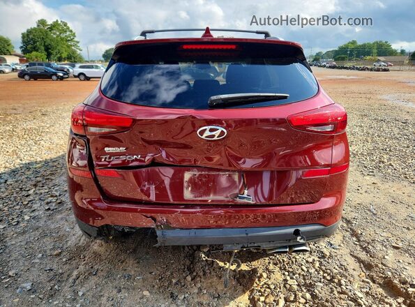 KM8J33AL0LU235951 2020 HYUNDAI TUCSON Red Вид ззаду