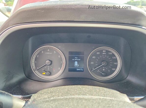 KM8J33AL0LU235951 2020 HYUNDAI TUCSON Red Вид щитка приладів