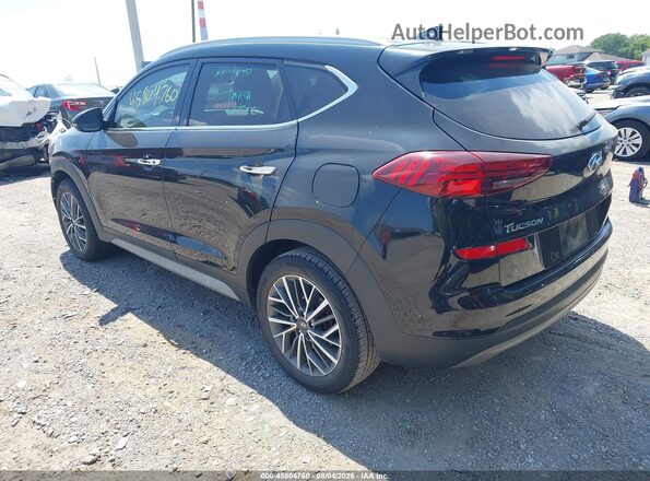 KM8J33AL0MU284309 2021 HYUNDAI TUCSON Черный Задняя левая четверть