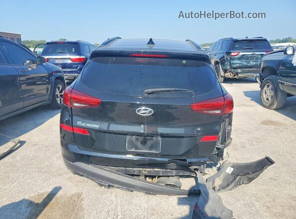 KM8J33AL0MU284472 2021 HYUNDAI TUCSON Black Հետևի տեսք