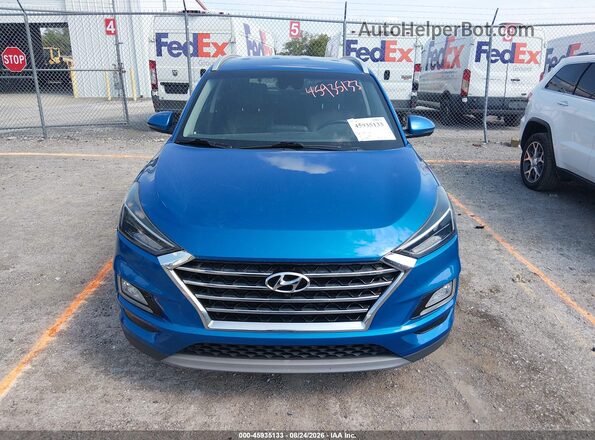 KM8J33AL0MU350664 2021 HYUNDAI TUCSON Синий Вид спереди