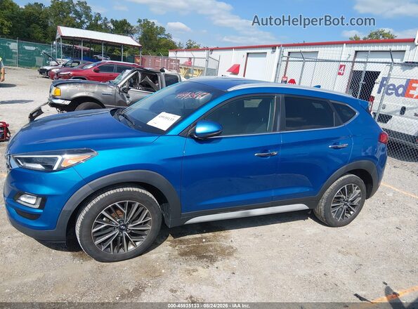 KM8J33AL0MU350664 2021 HYUNDAI TUCSON Синий 