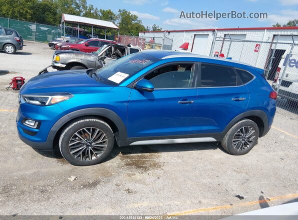 KM8J33AL0MU350664 2021 HYUNDAI TUCSON Синий Панорамный вид салона 360°