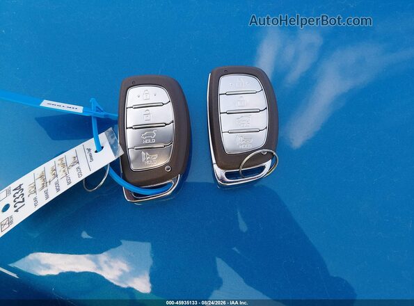 KM8J33AL0MU350664 2021 HYUNDAI TUCSON Синий Вид панели приборов
