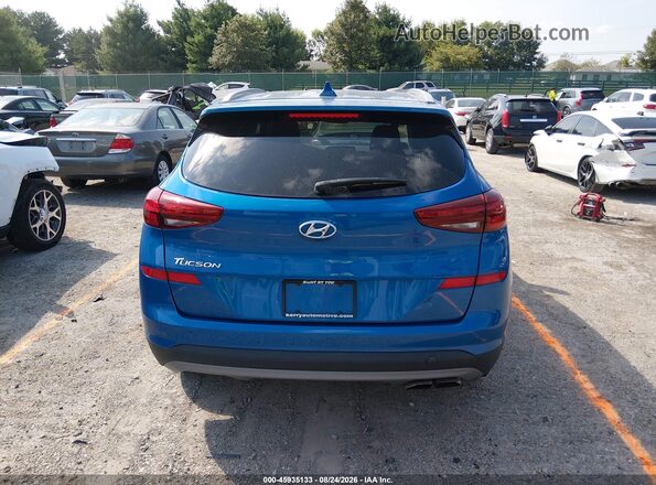 KM8J33AL0MU350664 2021 HYUNDAI TUCSON Синий 