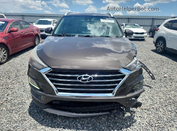 KM8J33AL1KU910009 2019 HYUNDAI TUCSON Gray Вид спереду