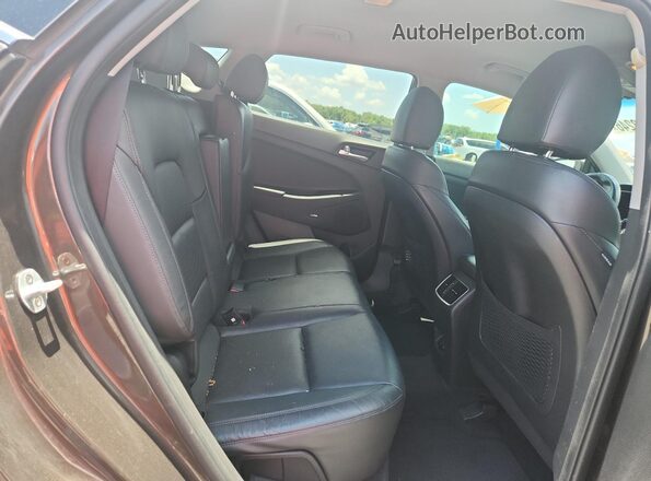 KM8J33AL1KU910009 2019 HYUNDAI TUCSON Gray Вид задніх сидінь