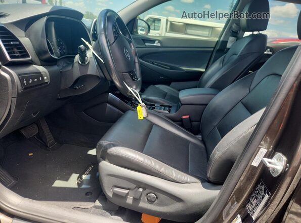 KM8J33AL1KU910009 2019 HYUNDAI TUCSON Gray Вид салону спереду