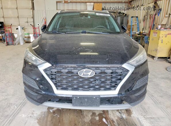 KM8J33AL1KU985390 2019 HYUNDAI TUCSON Black Widok z przodu