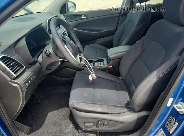 KM8J33AL1LU196738 2020 HYUNDAI TUCSON Blue Widok wnętrza z przodu
