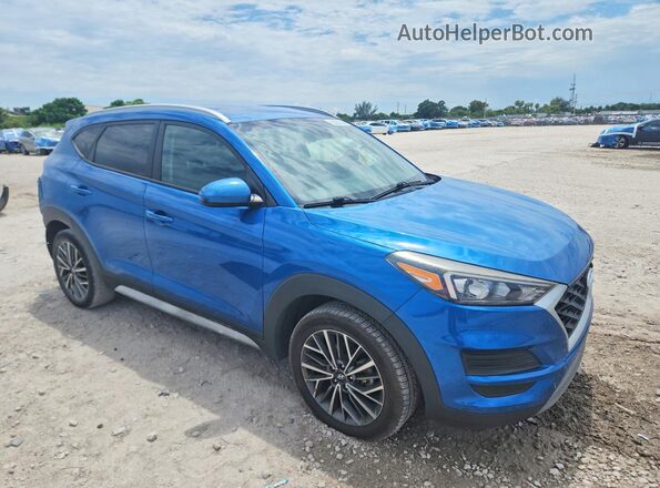 KM8J33AL1LU196738 2020 HYUNDAI TUCSON Blue Przód prawy