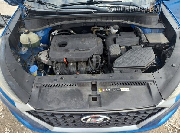 KM8J33AL1LU196738 2020 HYUNDAI TUCSON Blue Widok komory silnika