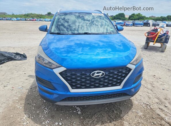 KM8J33AL1LU196738 2020 HYUNDAI TUCSON Blue Widok z przodu