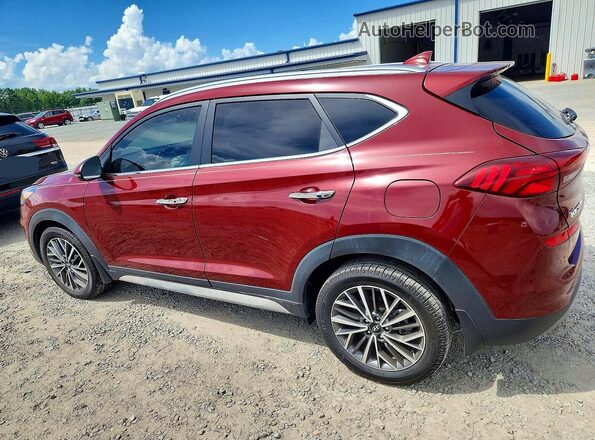 KM8J33AL2KU910097 2019 HYUNDAI TUCSON Бордовый Задняя левая четверть