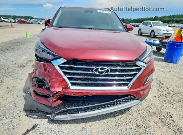 KM8J33AL2KU910097 2019 HYUNDAI TUCSON Бордовый Вид спереди