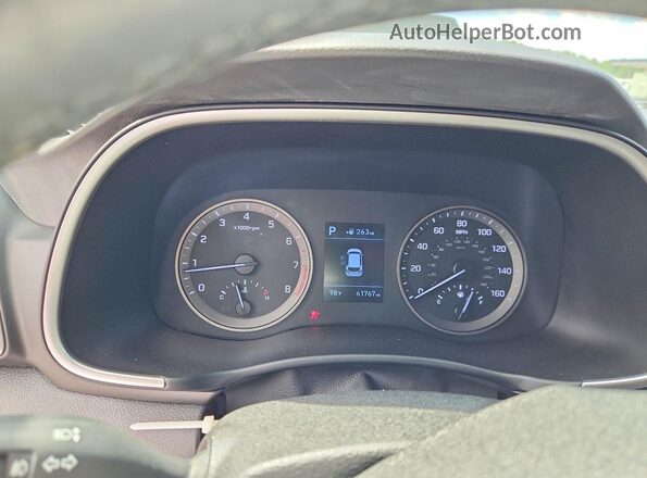 KM8J33AL2KU910097 2019 HYUNDAI TUCSON Бордовый Вид щитка приборов