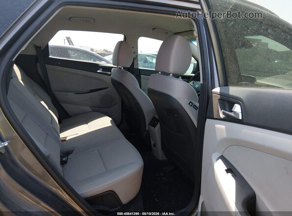 KM8J33AL2LU214406 2020 HYUNDAI TUCSON Gray VIN კოდის სტიკერის ხედი