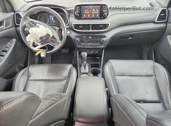 KM8J33AL2MU320291 2021 HYUNDAI TUCSON Black წინა პანელის ხედი