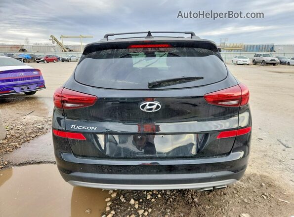 KM8J33AL2MU320291 2021 HYUNDAI TUCSON Black უკანა ხედი