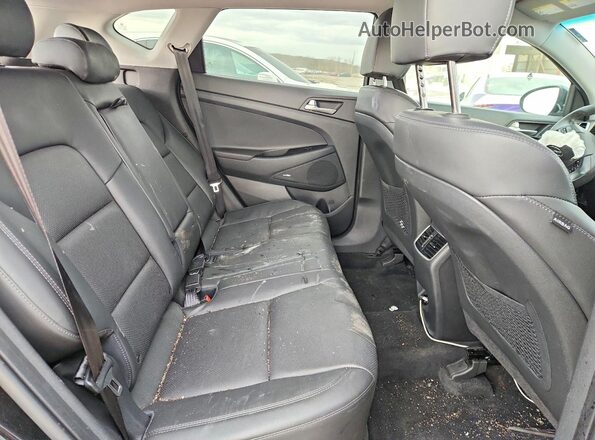 KM8J33AL2MU320291 2021 HYUNDAI TUCSON Black უკანა სალონის ხედი