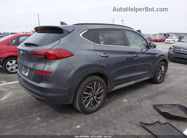 KM8J33AL2MU343215 2021 HYUNDAI TUCSON Gray Trasero derecho