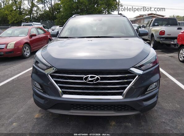 KM8J33AL2MU343215 2021 HYUNDAI TUCSON Gray Vista del cuadro de instrumentos