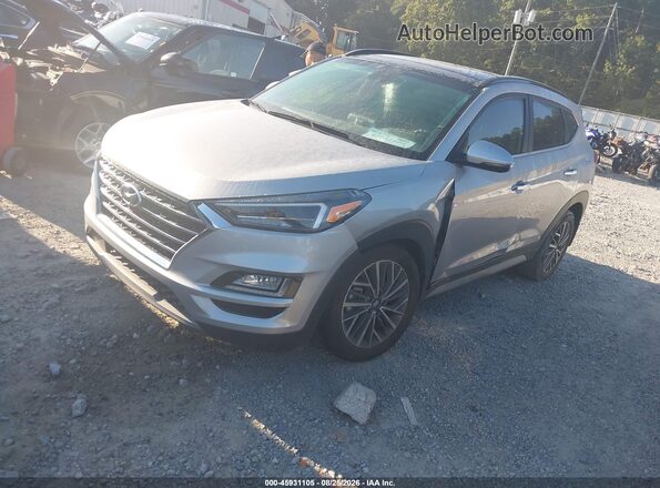 KM8J33AL3LU111883 2020 HYUNDAI TUCSON Silver Vista tres cuartos delantera izquierda