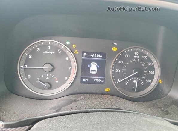 KM8J33AL3MU284661 2021 HYUNDAI TUCSON Gray Vista del cuadro de instrumentos
