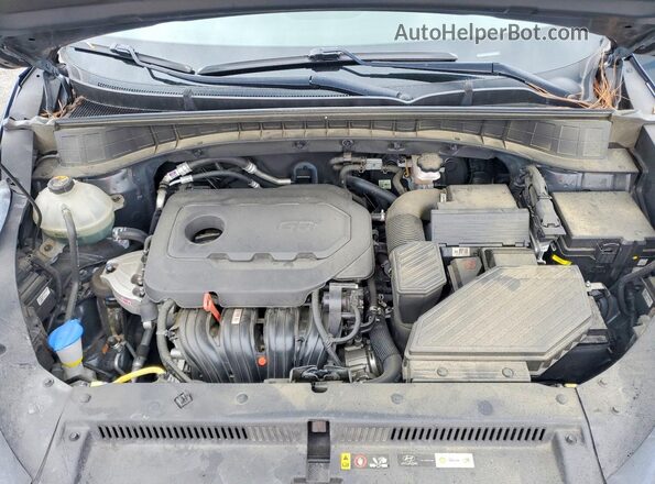 KM8J33AL3MU284661 2021 HYUNDAI TUCSON Gray Vista del compartimento del motor