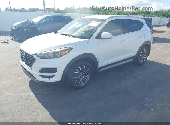 KM8J33AL4KU949418 2019 HYUNDAI TUCSON White Przód lewy